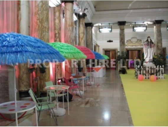 Beach Party theme in City Hall